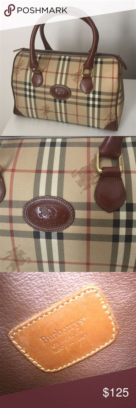 original vintage burberry ohrclips|vintage burberry bag look like.